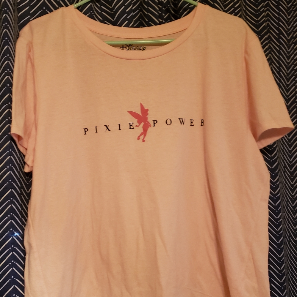 💲Tinkerbell Pixie Power Pink XXL Crop Top - Picture 1 of 4